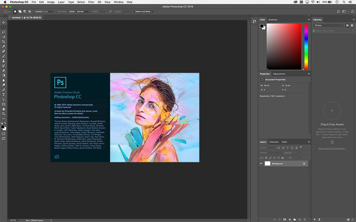 Adobe Photoshop CC 2018 19.1.4 Mac Full Keygen + Crack